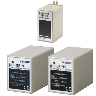 Omron 61F-GP-N8 220VAC Relais de controlo de automação industrial com fácil instalação