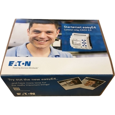 EasyE4 CPU 8DI4RO 100-240V Fonte de alimentação AC/DC Interface de teclado Ethernet Push-in Terminals