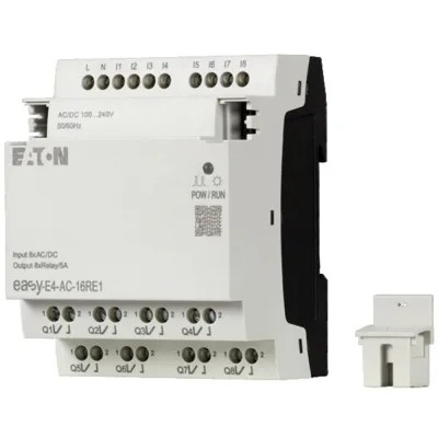 Teoria EasyE4 CPU 8DI 4AI 4RO 12/24V DC ou 24V AC Display Keyboard Ethernet Interface