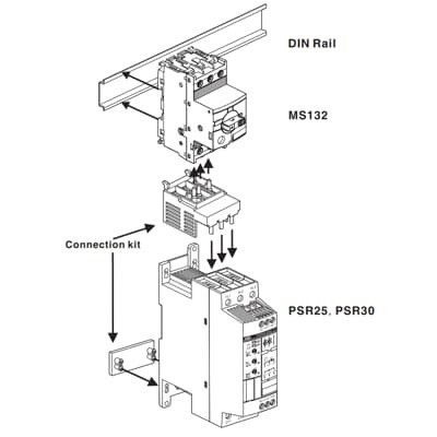 Função do motor de precisão Soft Starter 1SFA896212R1001 PSR30-MS132