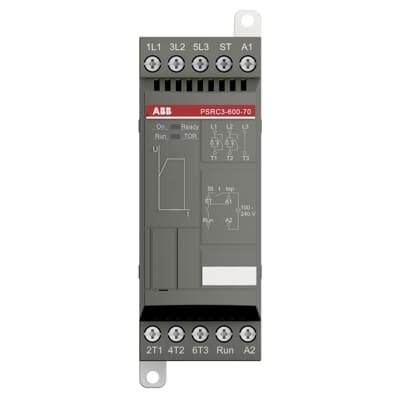 Motor Industrial Soft Starter PSRC3-600-70 1SFA896203R7000 com características avançadas