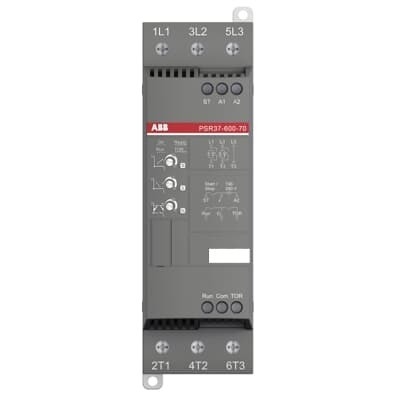 Experiência Controle suave e motor com PSR37-600-70 Soft Starter 1SFA896110R7000