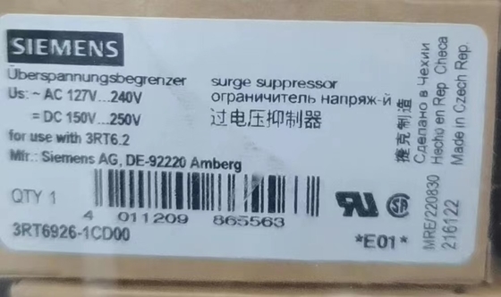 Outros supressores de sobrecorrência de corrente nominal do circuito principal PLC 3RT6916-1BB00