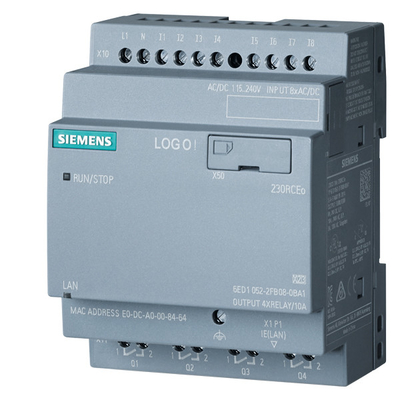 LOGO 230RCEo 8DI/4DO 400 Blocos 6ED1052-2FB08-0BA1 com Interface de Comunicação Modbus