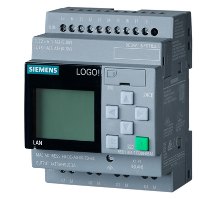 Modbus Interface de Comunicação LOGO 8 24CE Módulo Básico 6ED1052-1CC08-0BA1 com Display