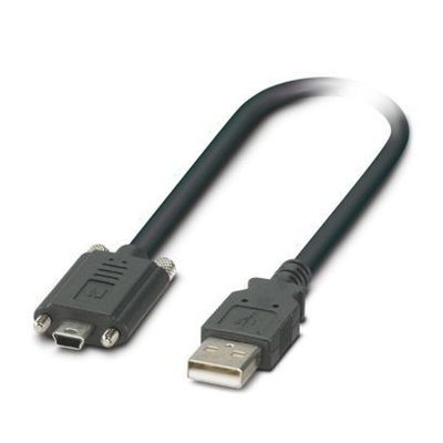 Atualize o seu sistema de transferência de dados com MINI-SCREW-USB-DATACABLE 2908217 e durável