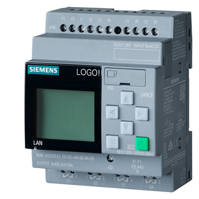 LOGO 8 24RCE Módulo básico com Display 6ED1052-1HB08-0BA1 opção de longa duração