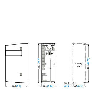 G120P PM230 FSB IP20 Inverter Conversor de Frequência com Interface de Comunicação RS485