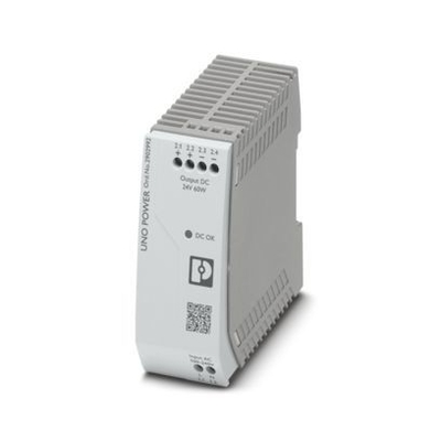 Unidade de alimentação UNO-PS/1AC/24DC/60W compacta e de corrente contínua de 24 V para aplicações industriais