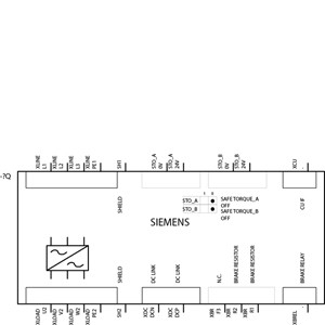 SINAMICS G120 PM240-2 FSD Inverter Conversor de Frequência 6SL3210-1PE23-8UL0 Módulo de Potência