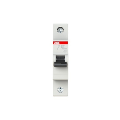 1P BCD Curva MCB SH201-B25 Interruptor de circuito em miniatura 25A para aplicações industriais