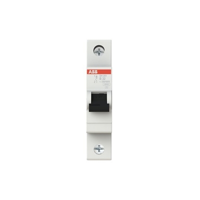 32 Um disjuntor em miniatura MCB SH201-B32 Frequência nominal 50Hz 1P B 220V 220V
