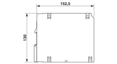 TRIO-PS/1AC/24DC/10 Unidade de alimentação industrial para ambientes de carga pesada