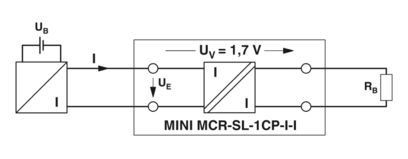 2864419 MINI MCR-SL-1CP-I-I Isoladores a circuito fechado para sistemas de automação industrial