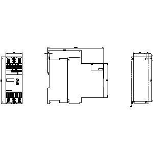 3RW30 Soft Starter Tamanho S0 terminais de parafuso com Bypass 3RW3026-2BB04 em Soft Starters