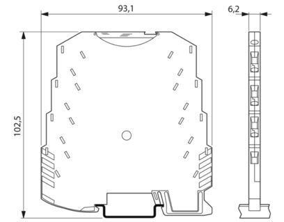 MINI MCR-SL-R-UI 2864095 O transdutor de resistência ideal para aplicações de posicionamento