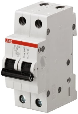 220V Voltagem nominal MCB SH202-B50 Interruptor de circuito em miniatura 2P B 50A Corrente nominal 50A
