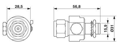 CN-UB-280DC-3-SB Dispositivo de protecção contra sobretensões A escolha ideal para aplicações industriais