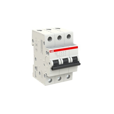 MCB SH203-B20 Interruptor de circuito em miniatura B BCD Curva B Frequência nominal Hz 50 20A B 3P
