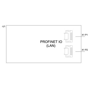 3RW4900-0NC00 Módulo de Comunicação Profinet para Sirius Soft Starter 3RW44 da Siemens