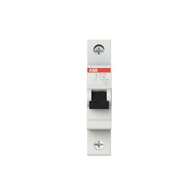 40 A MCB SH201-C40 Interruptor de circuito em miniatura Número de pólo 1 Frequência nominal Hz 50