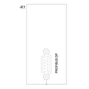 Módulo de comunicações para 3RW44 Soft Starter 3RW4900-0KC00 Solução avançada de controlo
