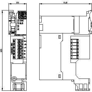 3RW5980-0CR00 Modulo de comunicação Modbus RTU para comunicação industrial fluida