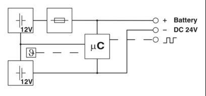 PB-1274117 Módulo de bateria UPS com capacidade de 24DC/4AH para desempenho estável