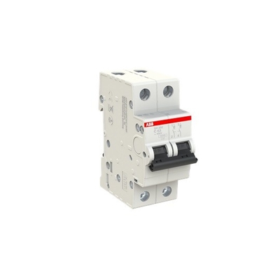 MCB SH202-C63 Interruptor em miniatura 2P C Frequência nominal Hz 50 Corrente nominal 63A