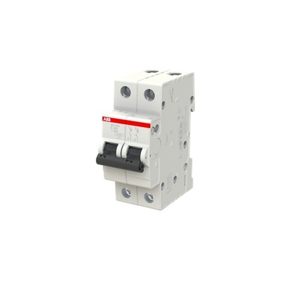 MCB SH202-C63 Interruptor em miniatura 2P C Frequência nominal Hz 50 Corrente nominal 63A