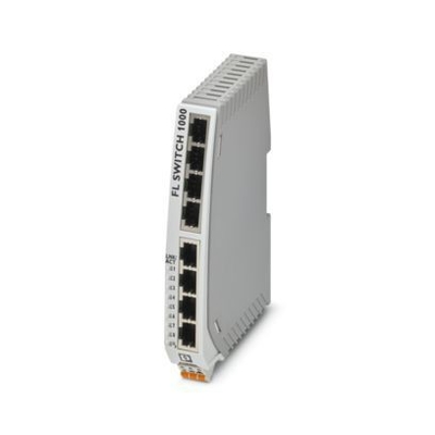 FL SWITCH 1008N Comutador Ethernet Industrial com segurança de rede aprimorada