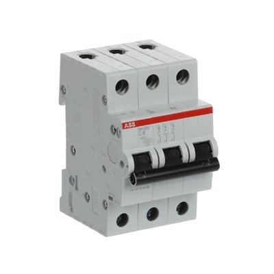 MCB SH203-C6 Interruptor em miniatura 3P 6A C Corrente nominal 6A MCB