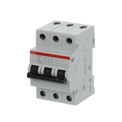 MCB SH203-C10 Interruptor de circuito em miniatura Número de pólo 3 Frequência nominal Hz 50 C 10 A