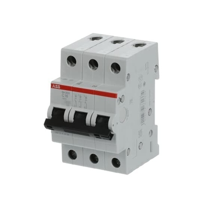 MCB SH203-C16 Interruptor de circuito em miniatura Número de pólo 3 16 A Frequência nominal Hz 50