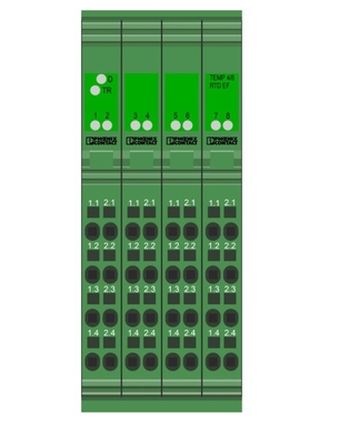Performance ótima IB IL TEMP 4/8 RTD/EF-PAC com desligamento de segurança e relé de acoplagem