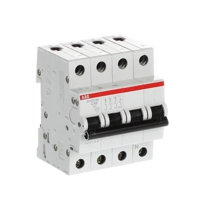 MCB SH203-C40NA Interruptor de circuito em miniatura 3 NP C Frequência nominal Hz 50 40A Corrente nominal