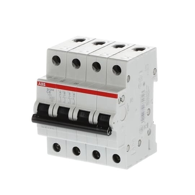 MCB SH204-C6 Interruptor de circuito em miniatura 4P C 6A Corrente nominal 20A Voltagem nominal 220V