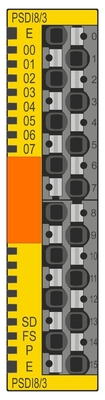 AXL SE PSDI8/3 Phoenix Contact Security Module Nível de proteção IP20 para o cliente