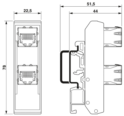Atualize o seu jogo de rede com 2904933 FL-PP-RJ45/RJ45 Patch Panel
