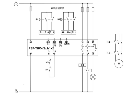 22.5*112*114.5mm PSR-SPP-24UC/THC4/2X1/1X2 Relais de segurança e Teoria para Relais de Voltagem