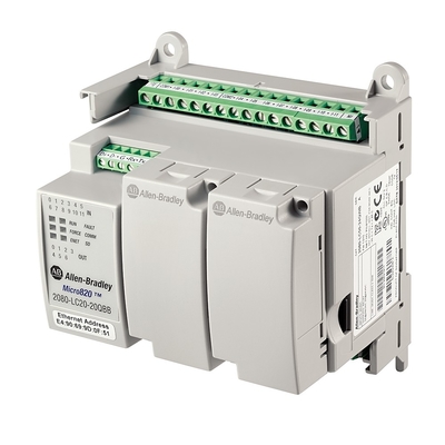 2080-LC20-20QBBK Interface de comunicação Outro Micro820 20 I/O ENet/IP Controlador CC