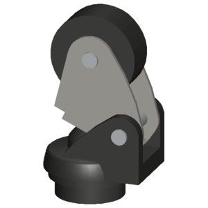 Actuador de grau industrial 3SE5000-0AE01 com rolos de plástico de 22 mm e alavanca de metal