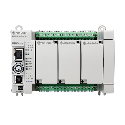 2080-LC70-24QBB Micro870 24 Controlador I/O ENet/IP para soluções de automação industrial