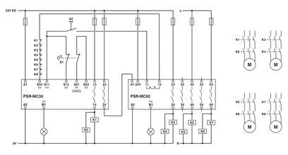 Módulo de extensão PSR-MC82-5NO-1NC-1DO-24DC-SC