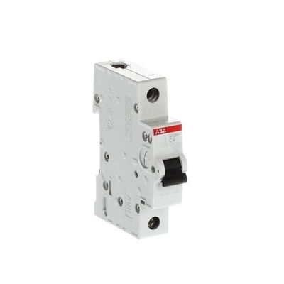 1P MCB SH201-C4 Interruptor de circuito em miniatura Número de pólo 1 220V Voltagem nominal 220