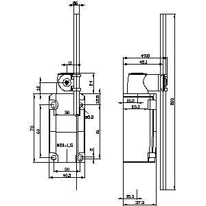 PLC 3SE5112-0CH80 Actuador de rotação de parte metálica com interruptor de posição para aplicações versáteis