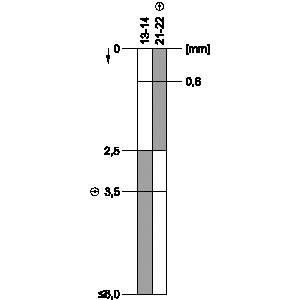 31 mm M20x1.5 Comutador de posição de plástico sem pistão LED plástico 3SE5232-0CC05-1CA0