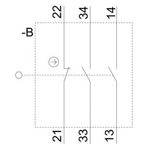 Interruptor de posição de plástico 31 mm M20x1.5 sem pistão LED para aplicações industriais