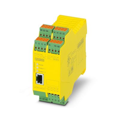 OBJETIVOS PROTETIVOS Equipamento de segurança PSR-SPP-24DC/RSM4/4X1 com desligamento por carga de contacto