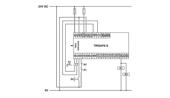 Módulo de Segurança de Relais de Voltagem PSR-SPP-24DC/TS/S A escolha ideal da Phoenix Contact